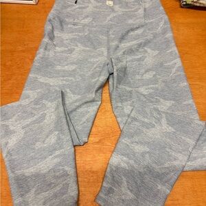 Vuori Light Gray Camouflage Leggings